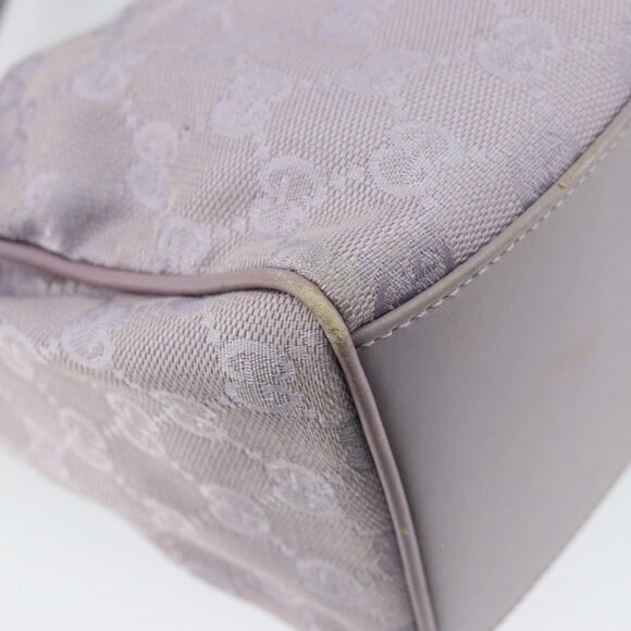 Authentic GUCCI GG Canvas Shoulder Bag Purple Gold 92699 - Picture 5 of 16